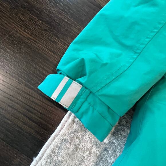 Lands' End Kids Squall Waterproof Insulated 3 in 1 Parka Green L 10-12 - Picture 4 of 14